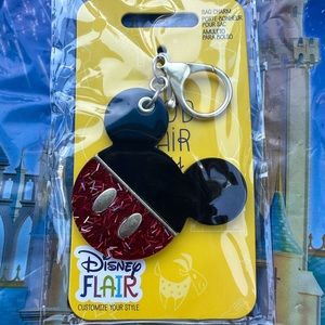 Disney Parks Mickey Mouse Icon Flair Bag Purse Charm NEW 2022